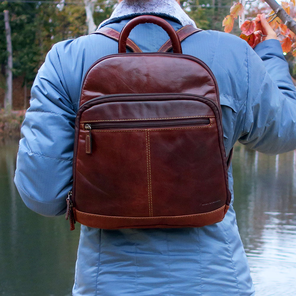Voyager Small Backpack #7835 Brown Lifestyle Jacket