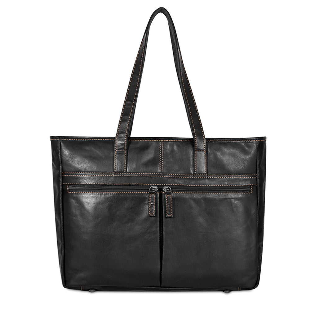 Voyager Uptown Tote Bag #7916 Black Front