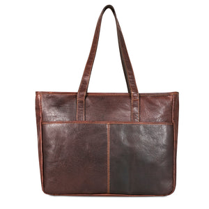 Voyager Uptown Tote Bag #7916 Brown Back