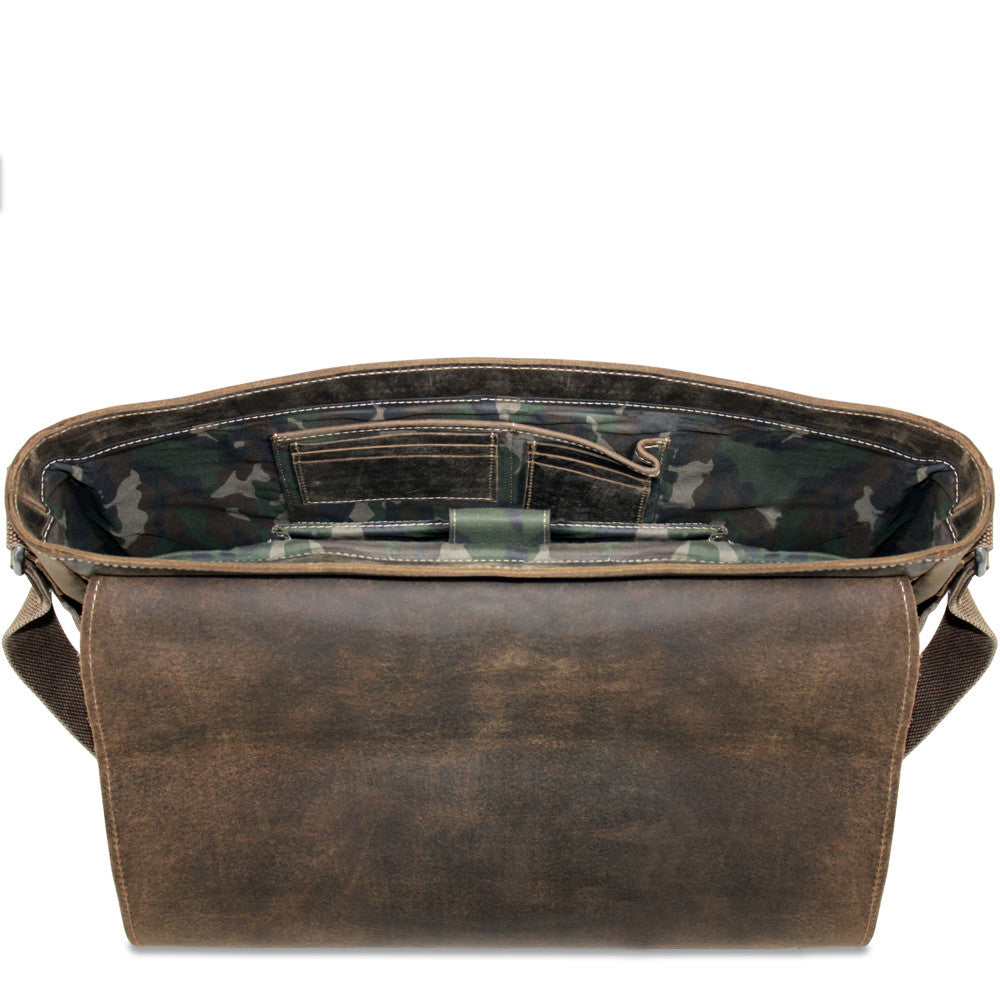 Arizona Messenger Bag #A4544 Brown Interior