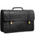 Belmont Executive Leather Briefcase #B2463 Black Right Front