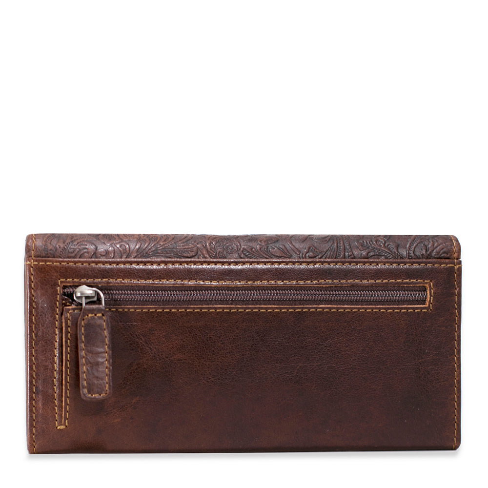 Tooled Clutch Wallet #FL726