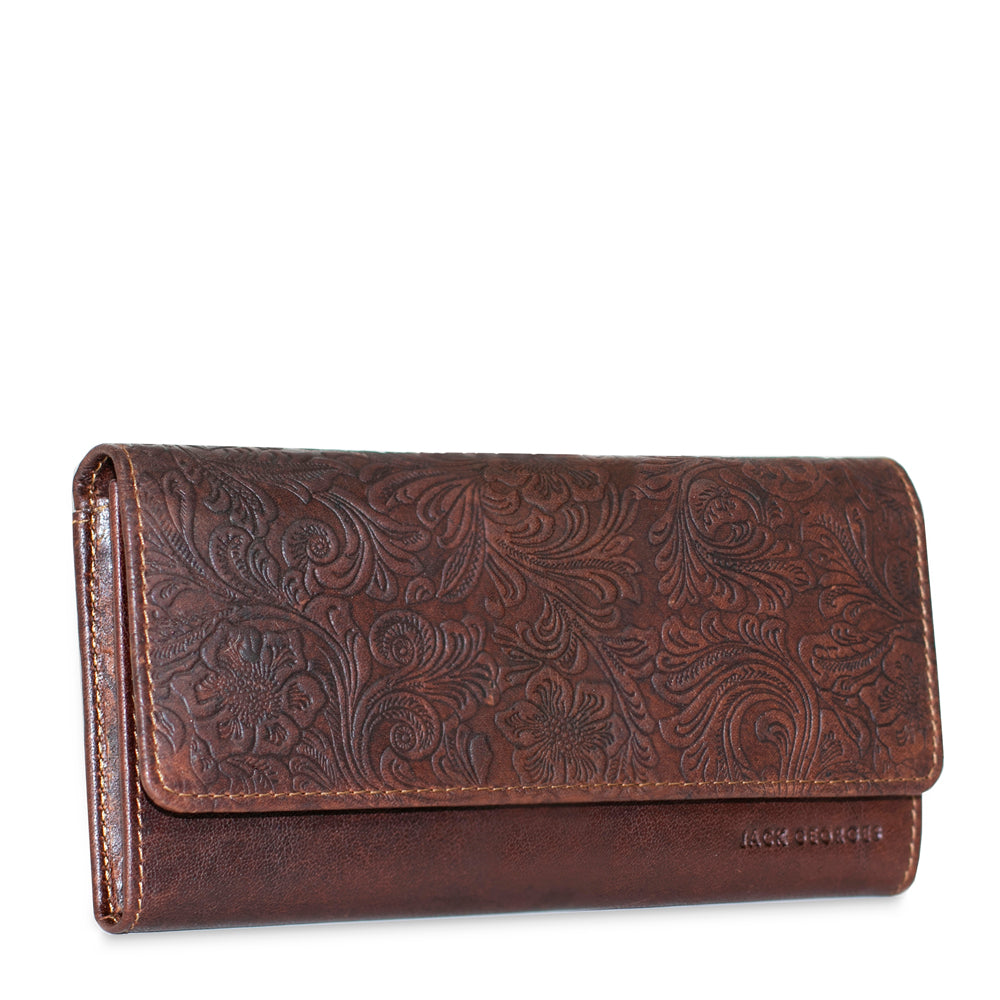 Tooled Clutch Wallet #FL726