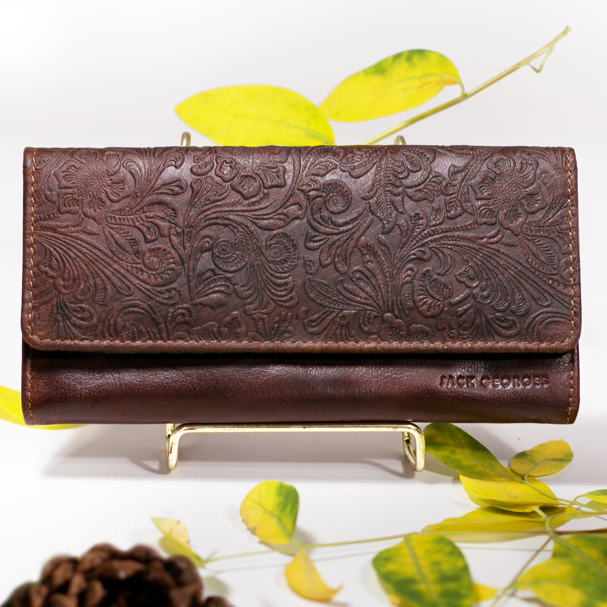 Tooled Clutch Wallet #FL726