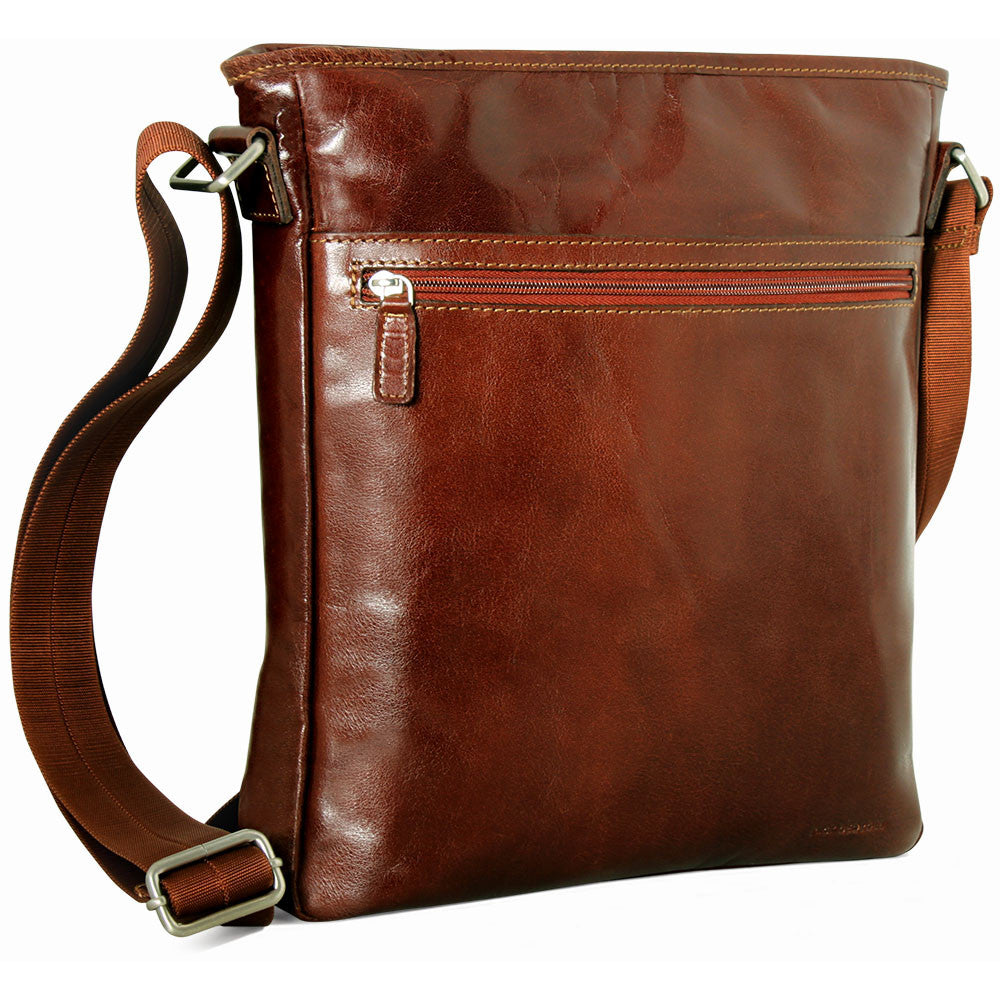 Leather Crossbody Bag - Tuscana Classico #VT252 | Jack Georges