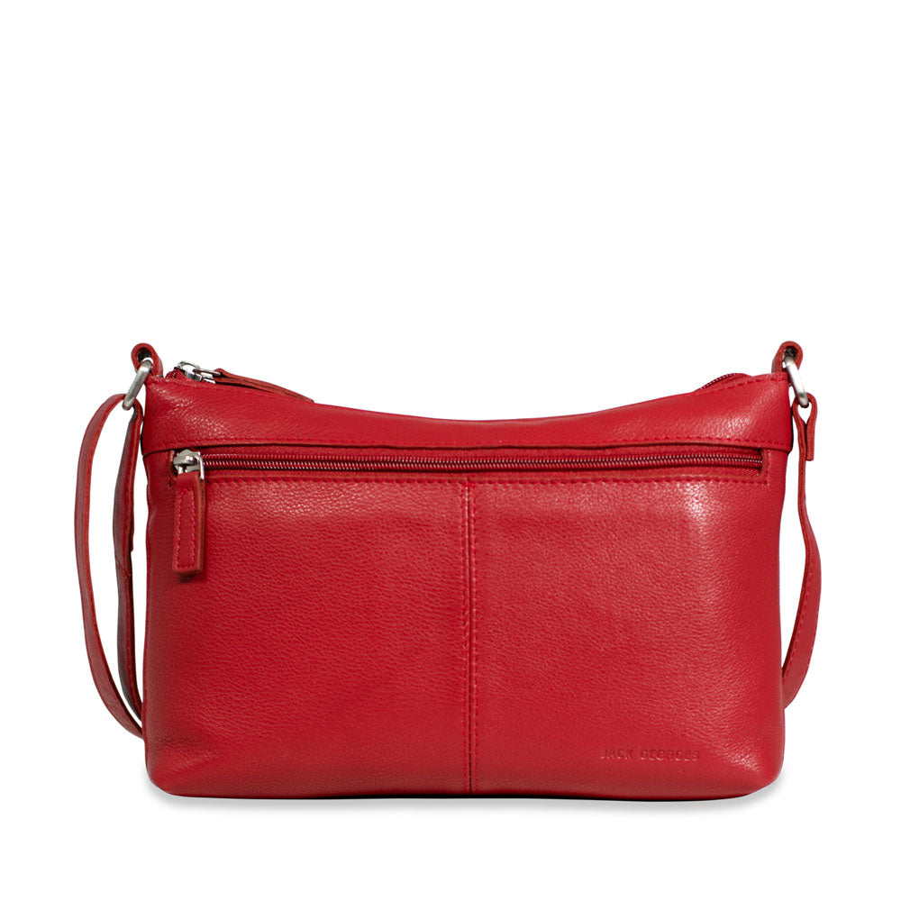 Leather Slim Crossbody Bag Mini Slim - Voyager #1870 | Jack Georges