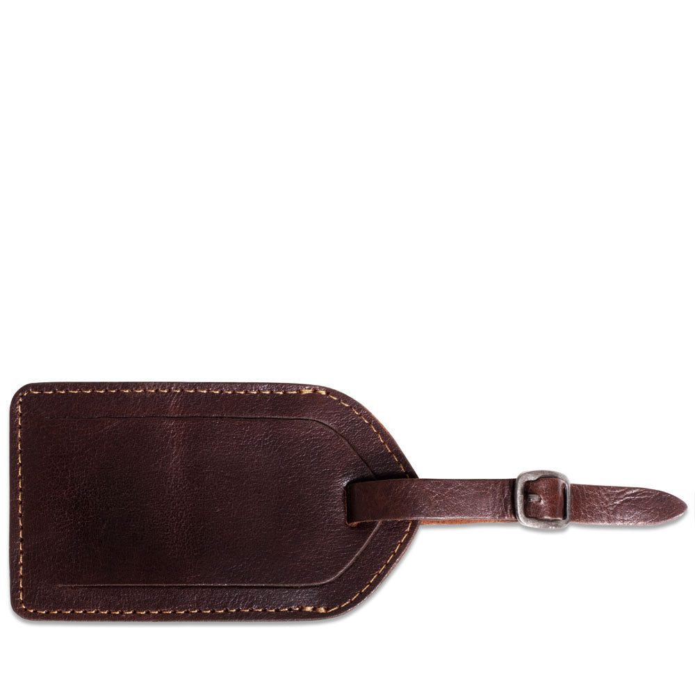 Leather Luggage Tag/ID Tag - Voyager #7101 | Jack Georges