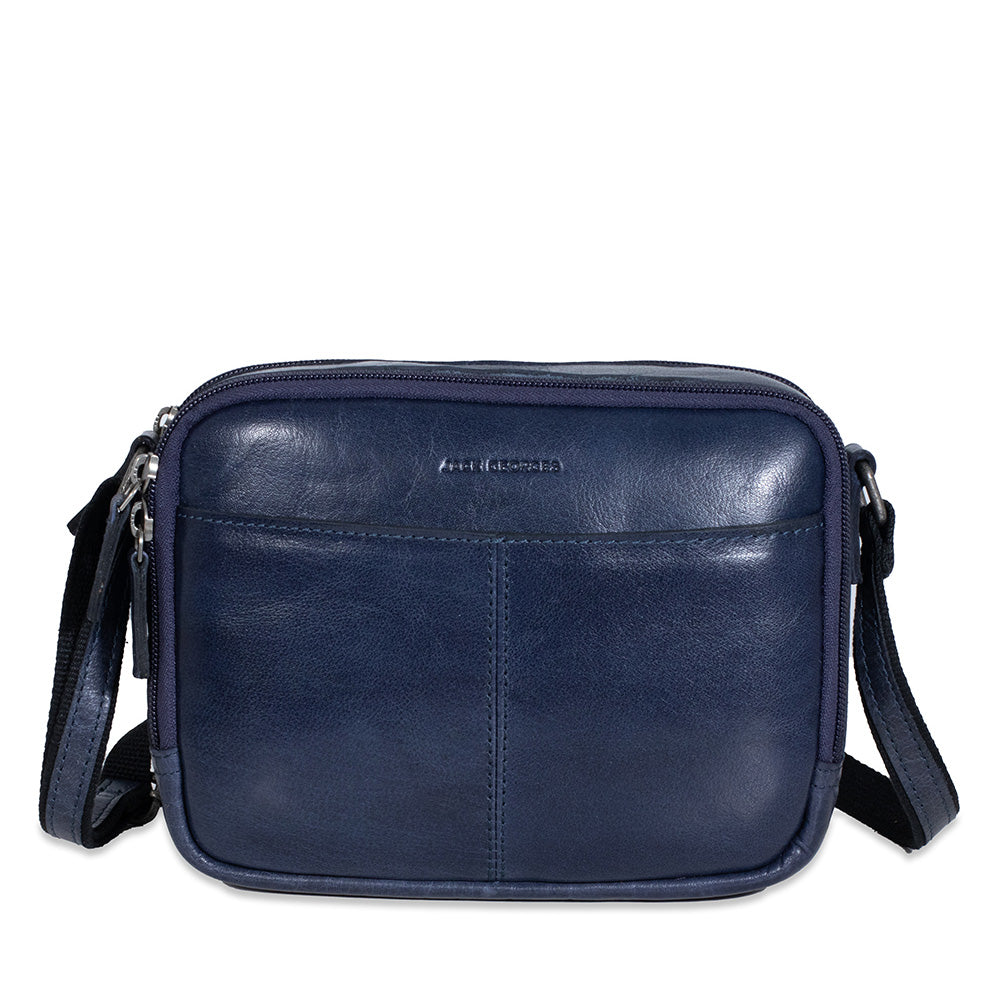 Double Zippered Crossbody Bag #7195