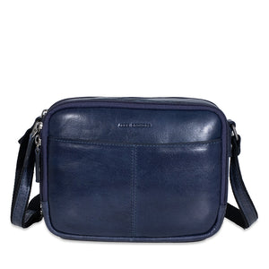 Double Zippered Crossbody Bag #7195