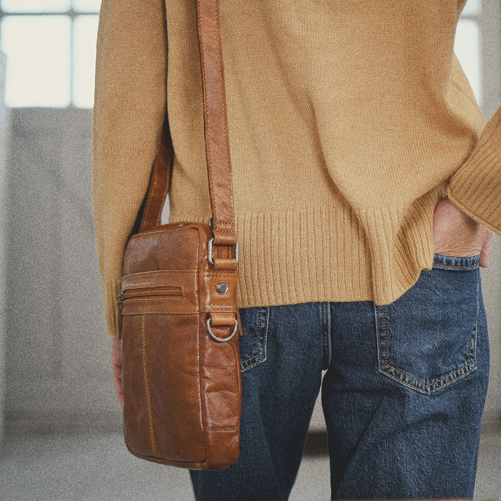 Slim Zippered Crossbody #7203