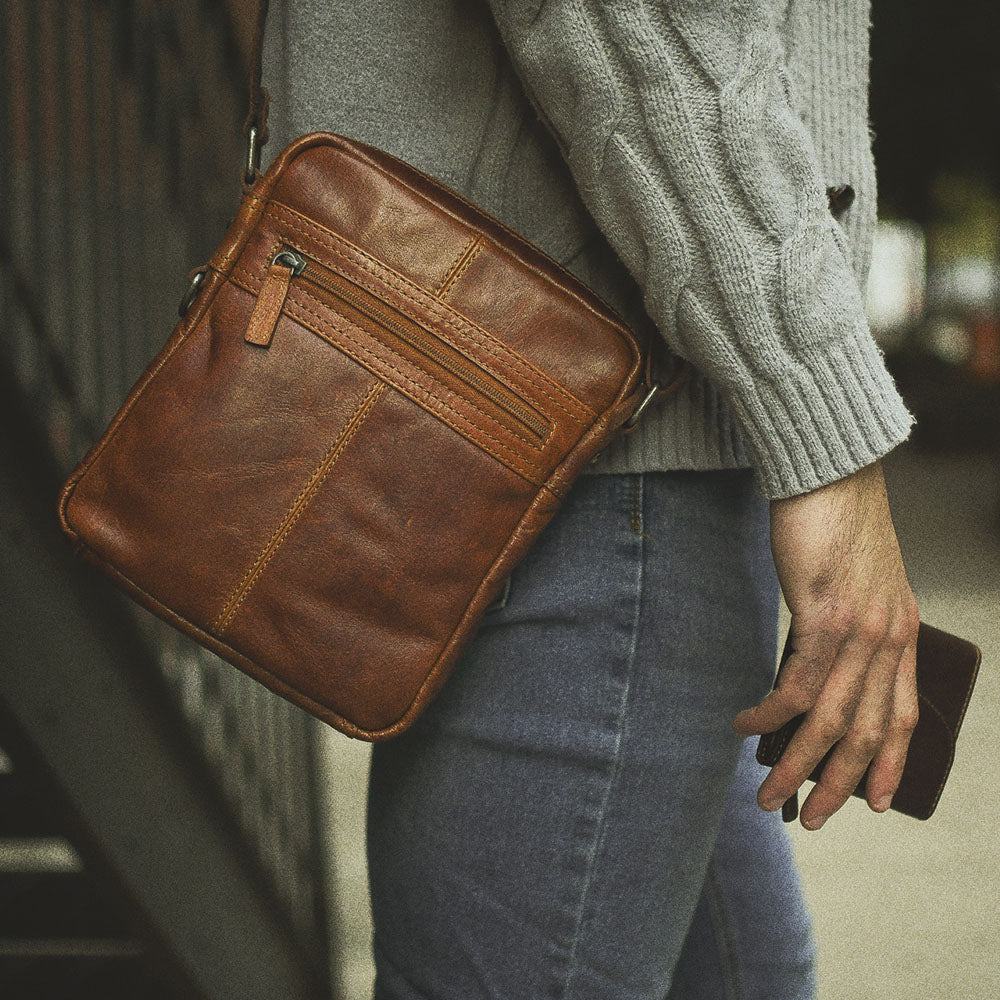 Slim Zippered Crossbody #7203