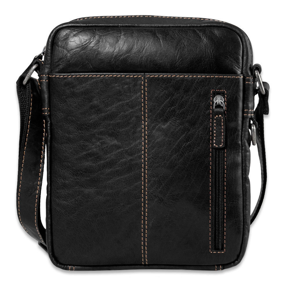 Slim Crossbody w/Zippered Front Pocket #7213