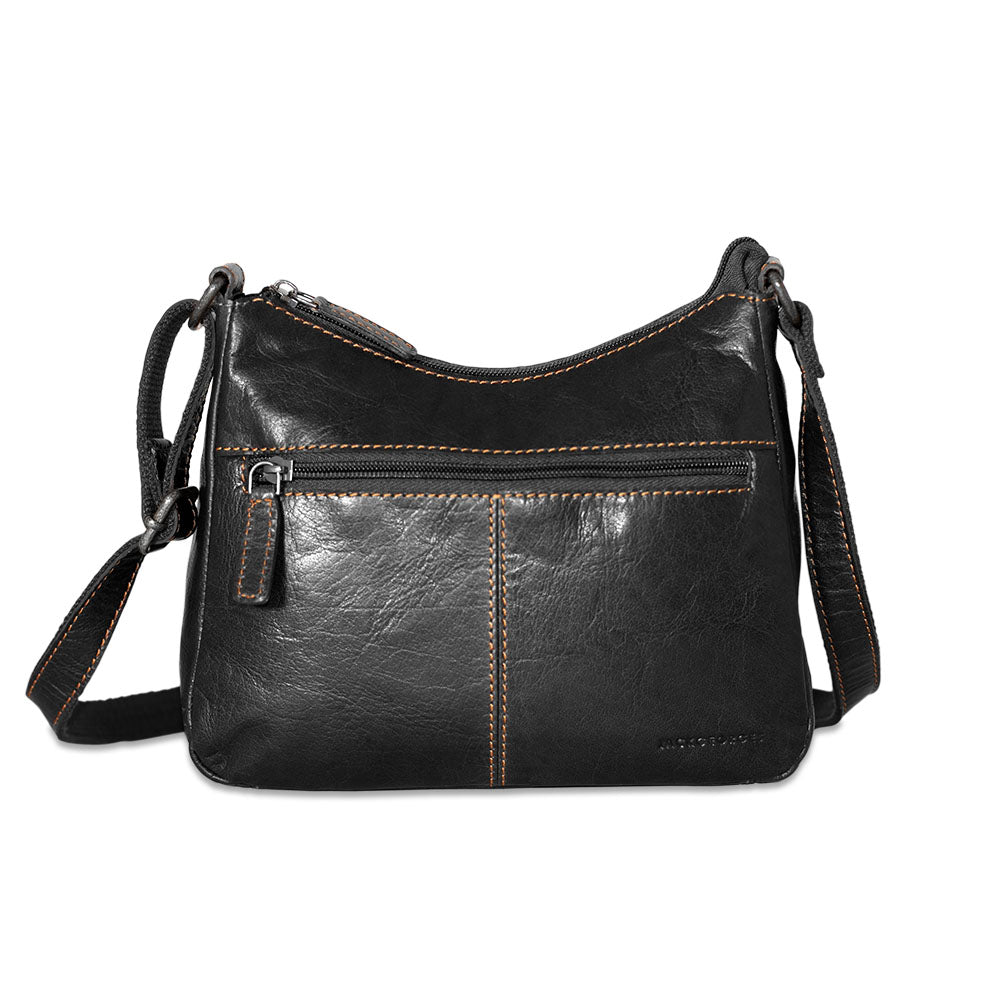 Voyager Sofia Hobo Bag #7215 Black Front