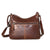 Voyager Sofia Hobo Bag #7215 Brown Front