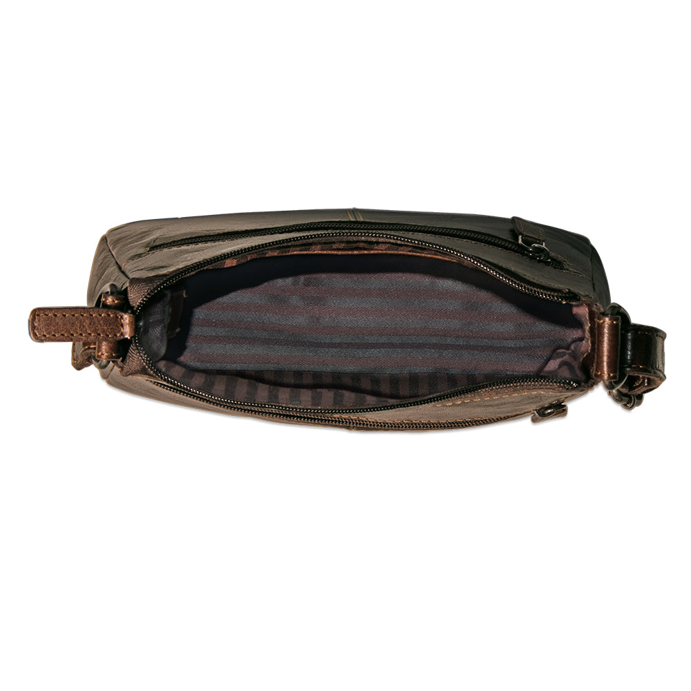 Leather Mini HandBag Crossbody - Voyager Sophia #7215 | Jack Georges