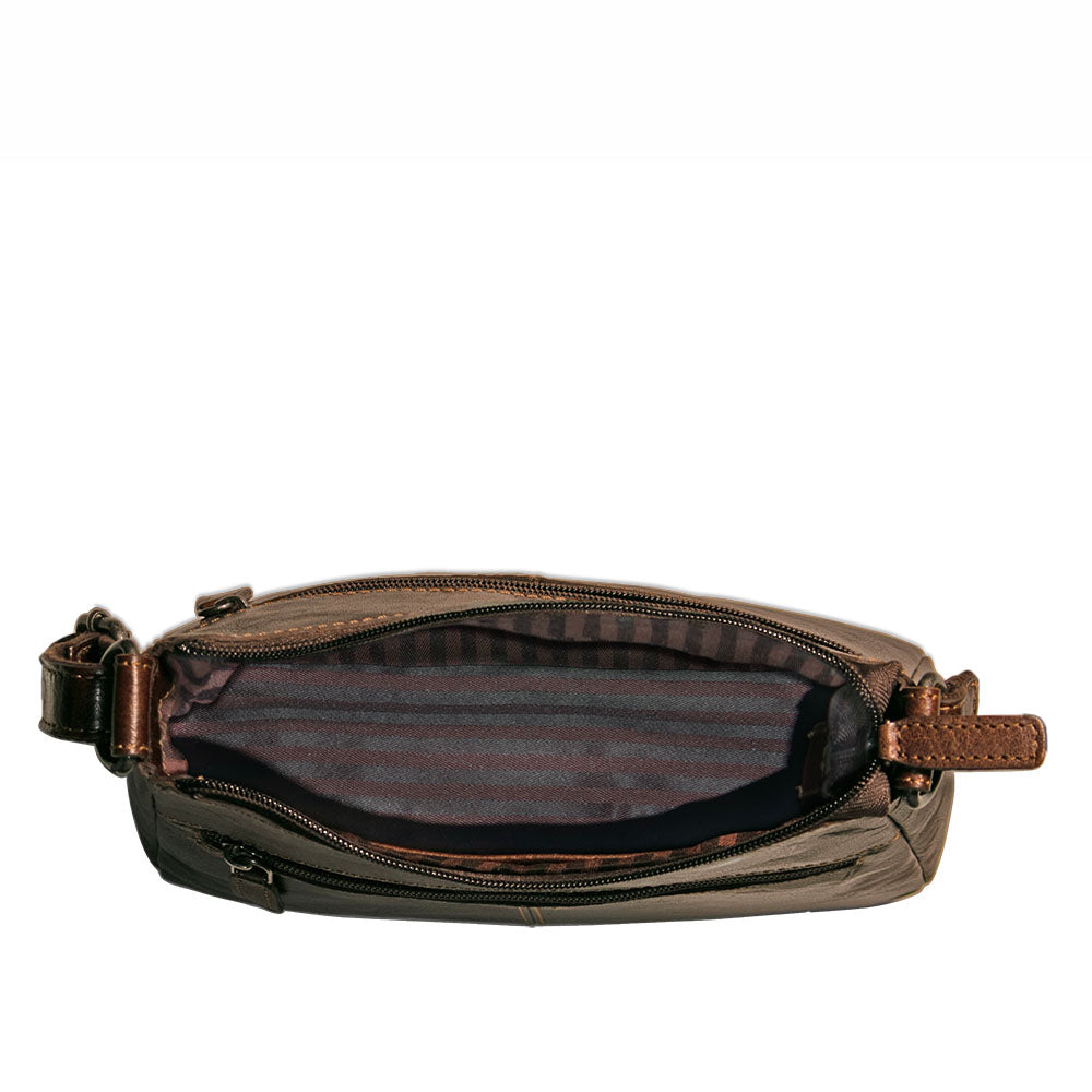 Leather Mini HandBag Crossbody - Voyager Sophia #7215 | Jack Georges