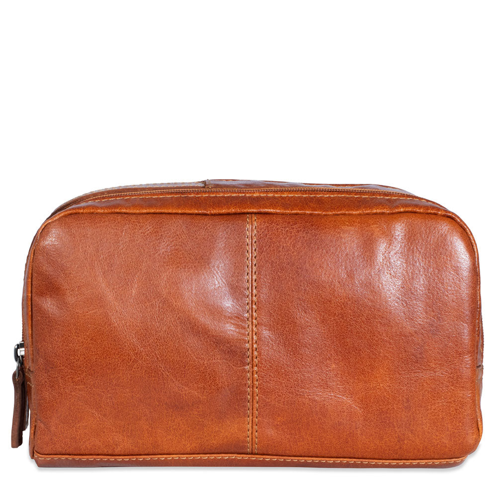 Leather Toiletry Bag - Voyager #7220 | Jack Georges