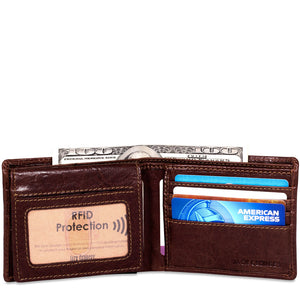 Bifold Wallet with ID Flap #7302