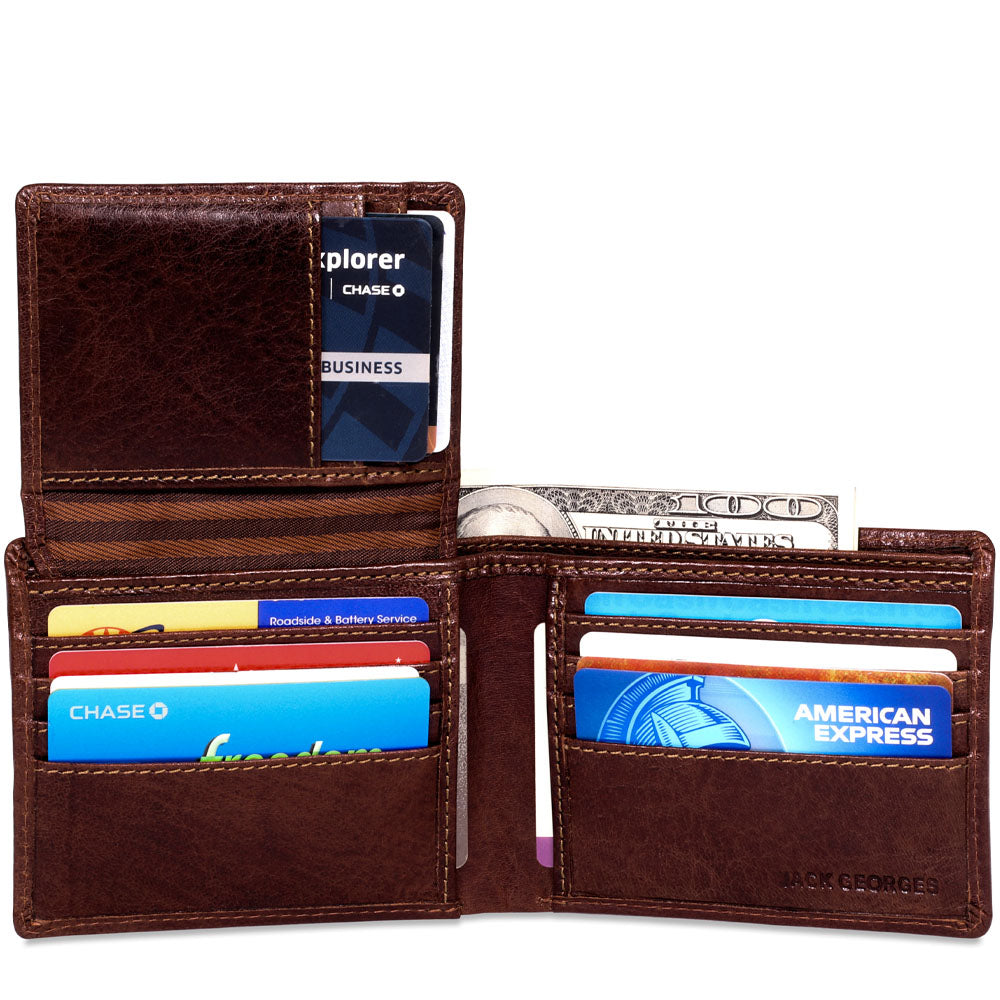 Bifold Wallet with ID Flap #7302