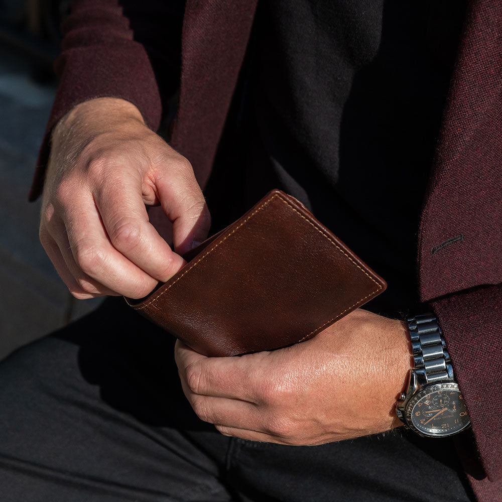 Bifold Wallet with ID Flap #7302