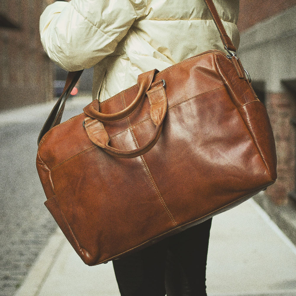 Leather Day Bag/Duffle - Voyager #7318 | Jack Georges