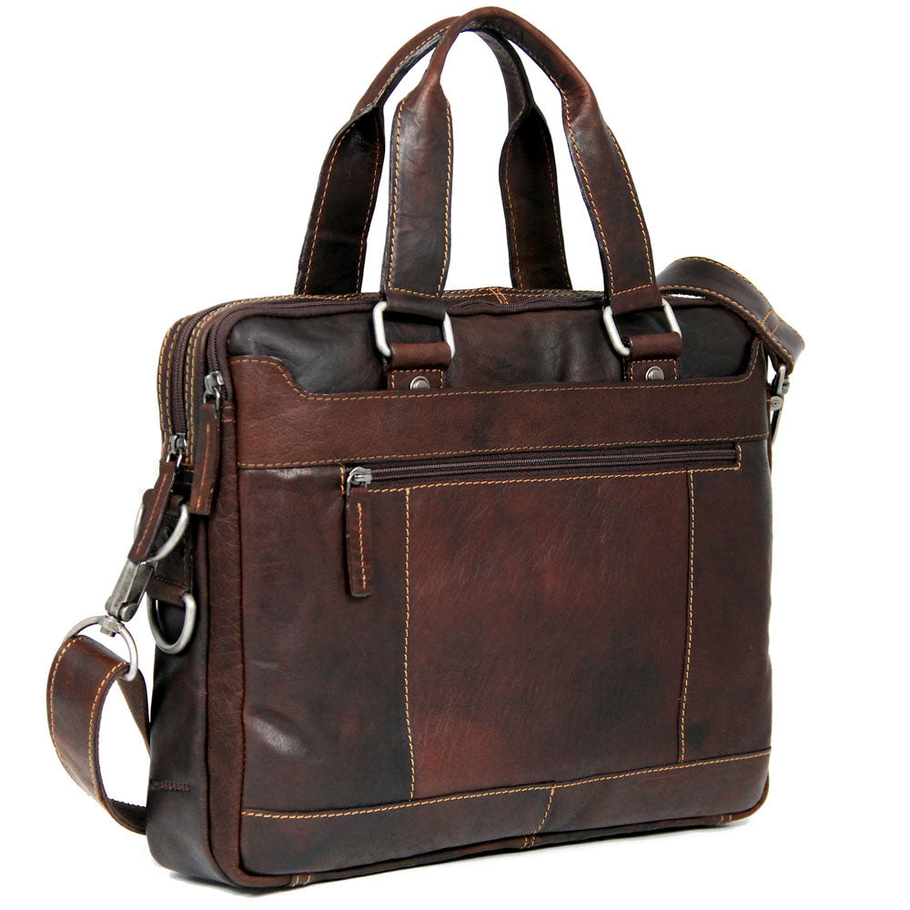 Slim Zippered Briefcase #7320