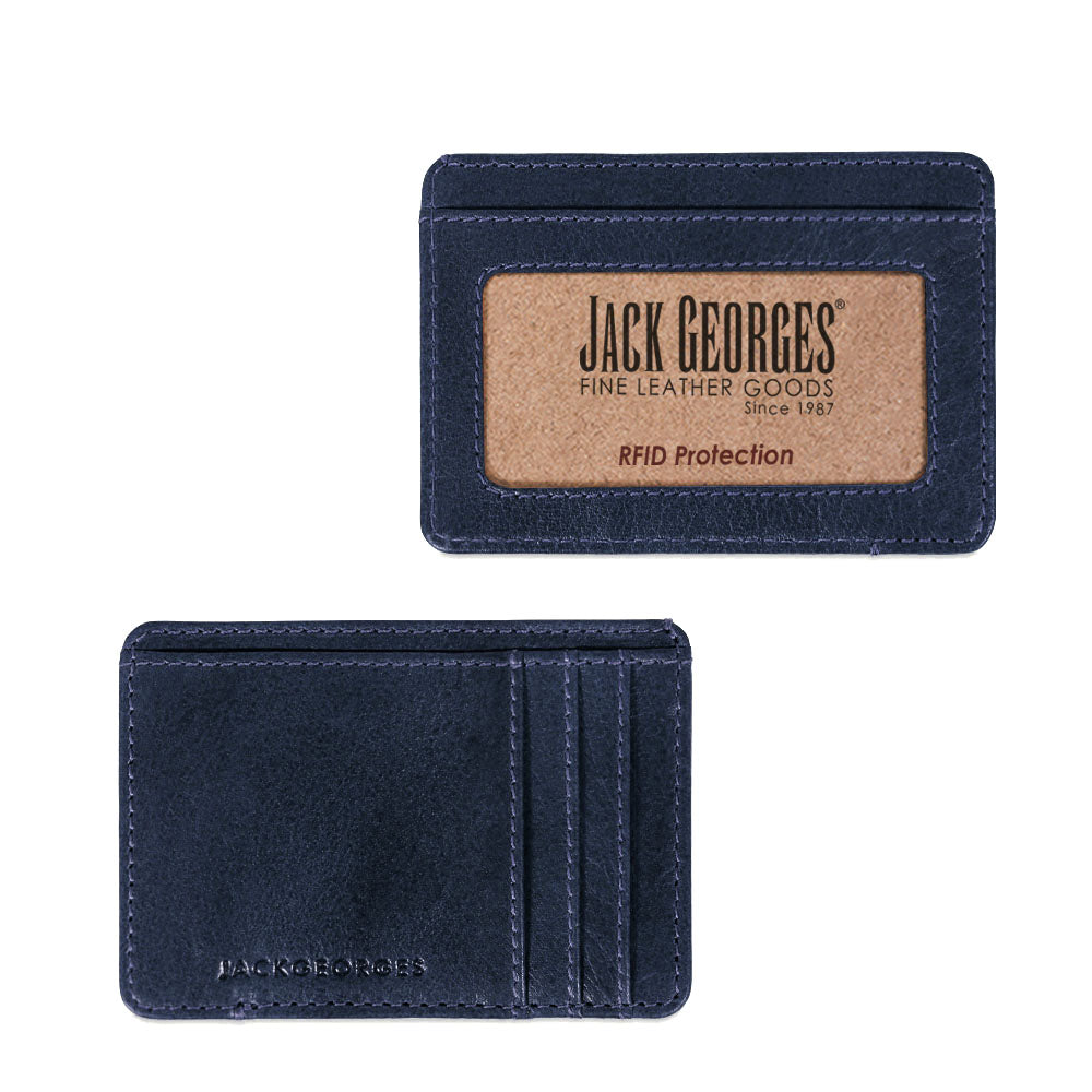 Leather Slim Wallet RFID - Voyager The Mitchell #7338 | Jack