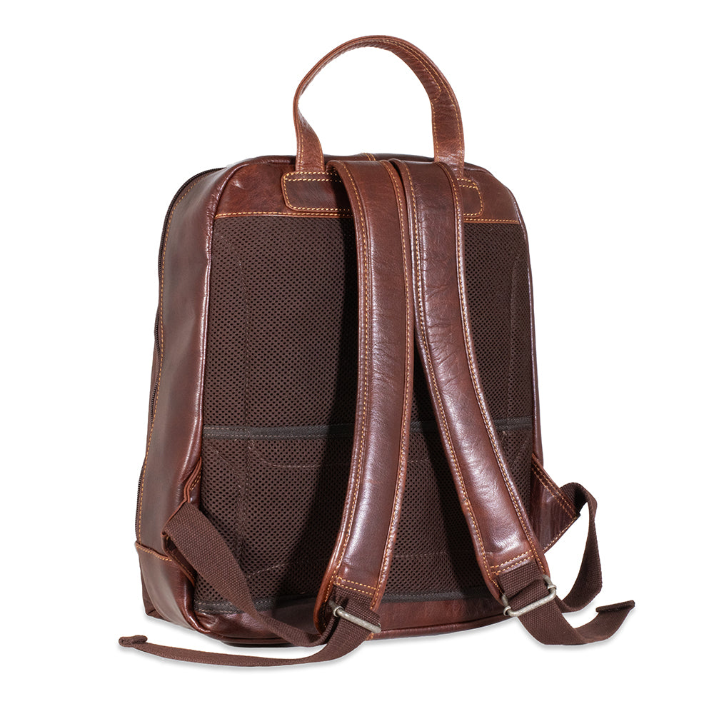 b iconic voyager laptop backpack Jack Georges Voyager Backpack Brown