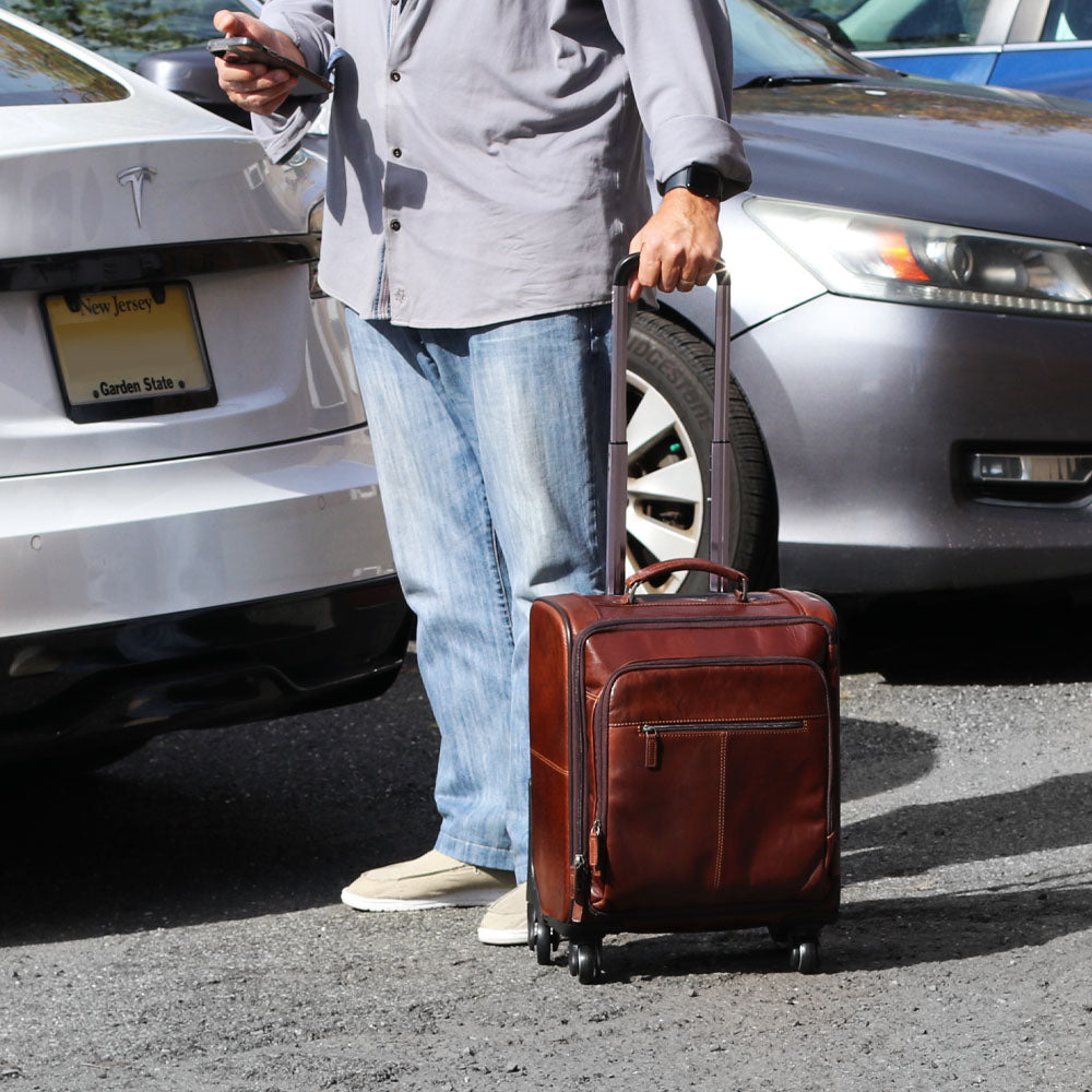 Leather Carry-on Bag - Voyager 18