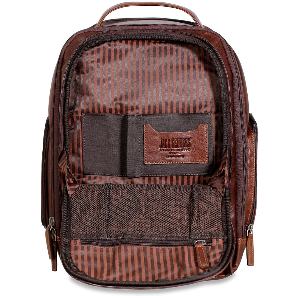 brown leather backpack with zipper For Men | Leather Backpack For Women | Leather College Backpack Timeless Design GVB Leather Backpack Rucksack Vintage