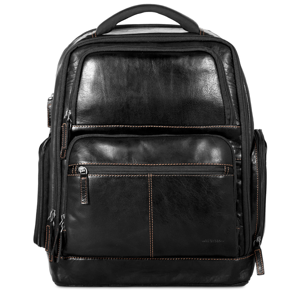 Jack Georges Leather Voyager Tech Backpack Jack Georges Leather Voyager Tech Backpack