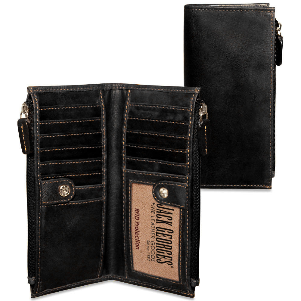 Slim Zippered Wallet #7717