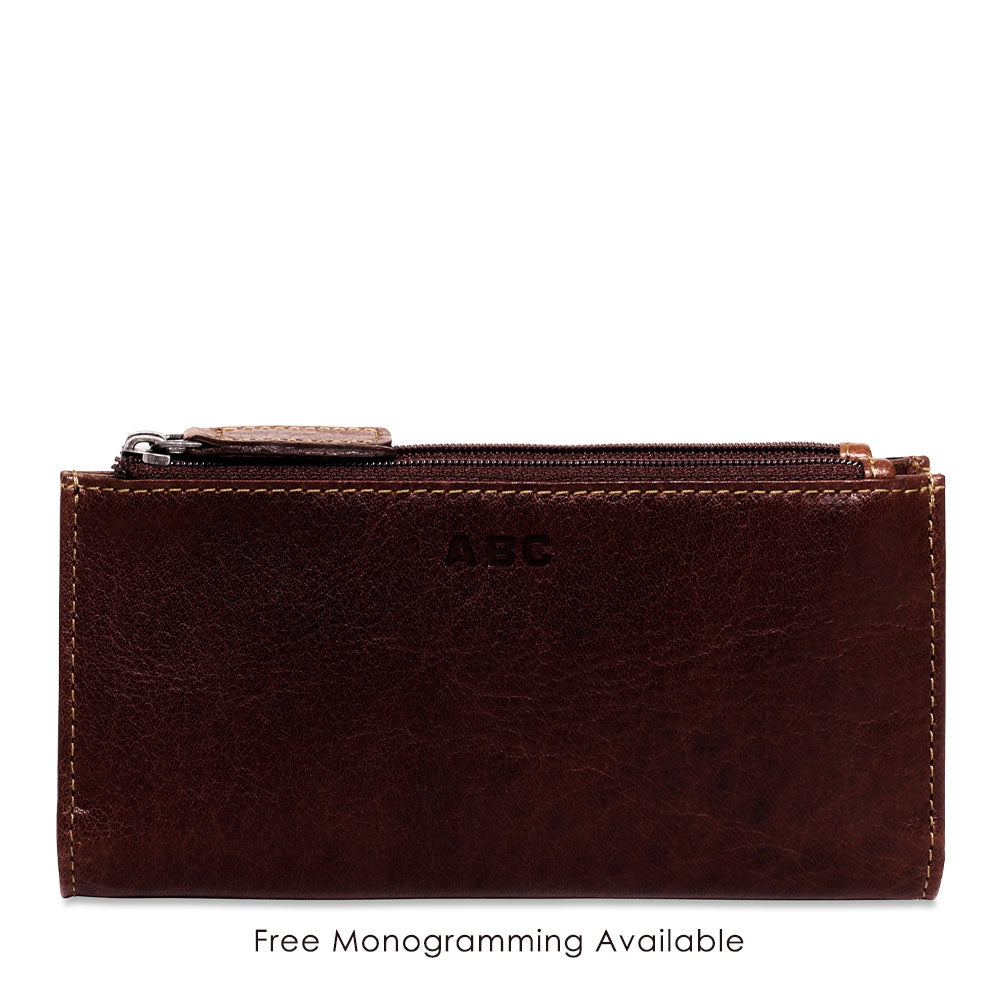 Slim Zippered Wallet #7717