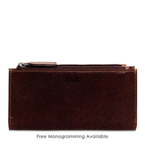 Slim Zippered Wallet #7717