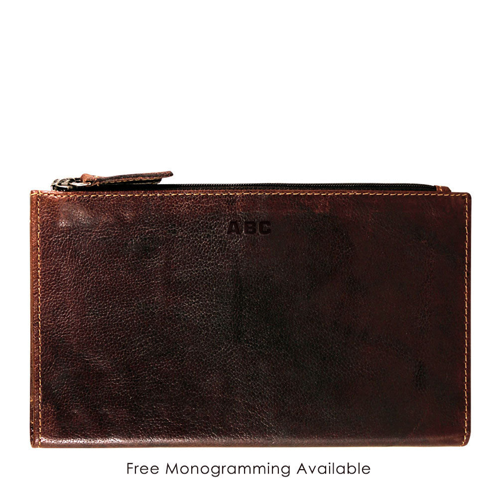 Large Zippered Wallet #7718