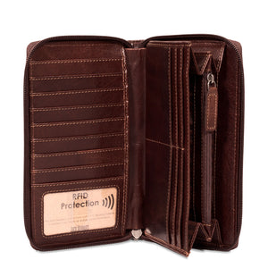 Large Zip-Around Travel Wallet #7724