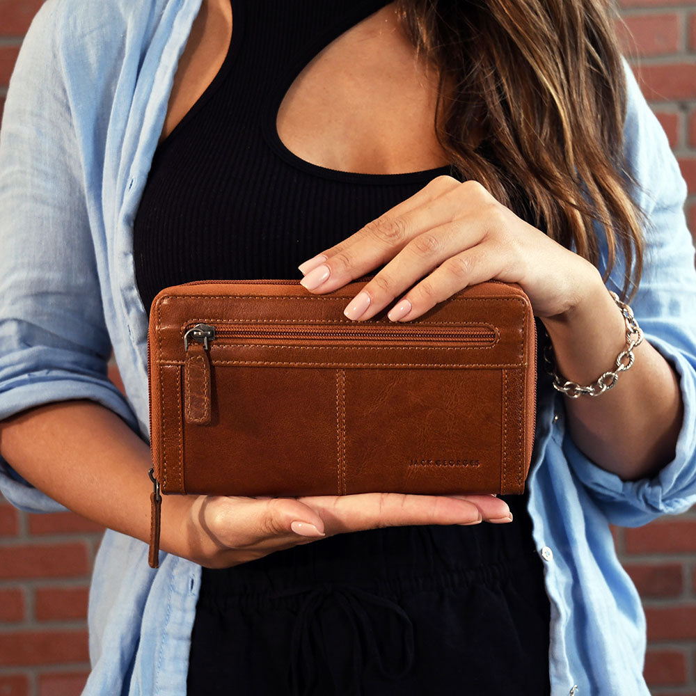 Large Zip-Around Travel Wallet #7724