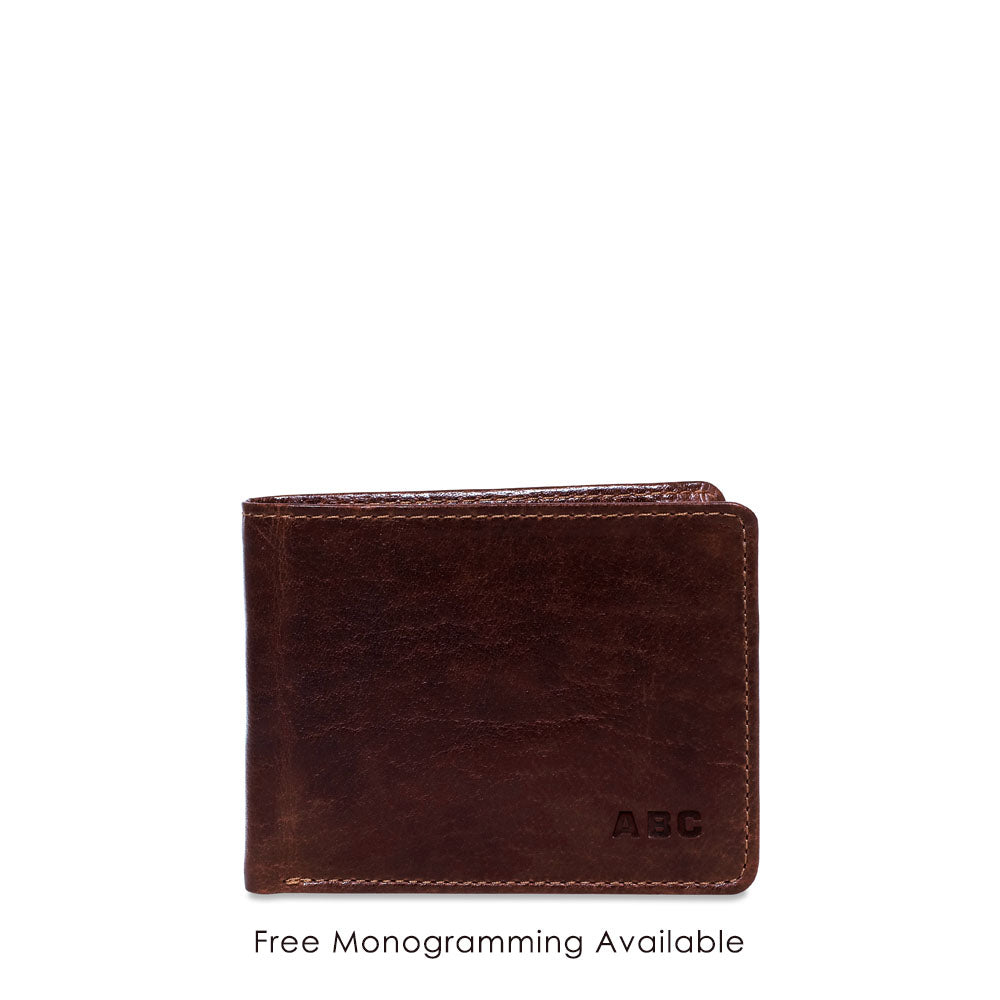Bifold Wallet with Gusseted Currency Pocket #7731