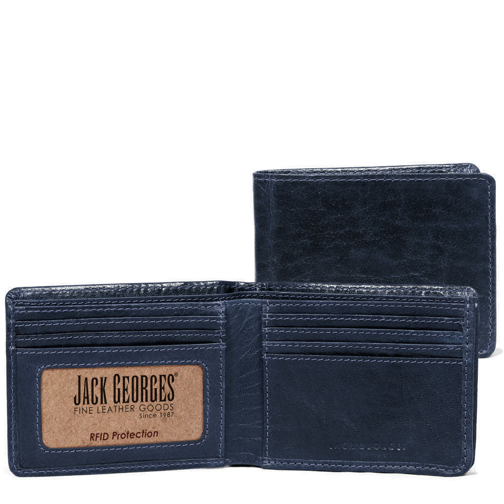 Bifold Wallet with Gusseted Currency Pocket #7731