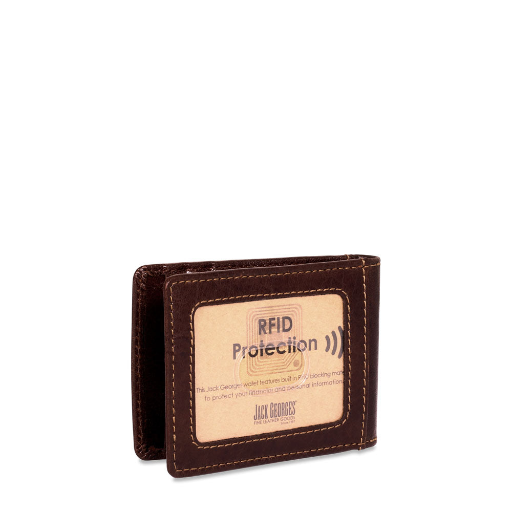 Bi-Fold Magnetic Money Clip Wallet #7748