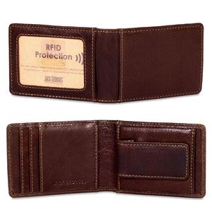 Bi-Fold Magnetic Money Clip Wallet #7748