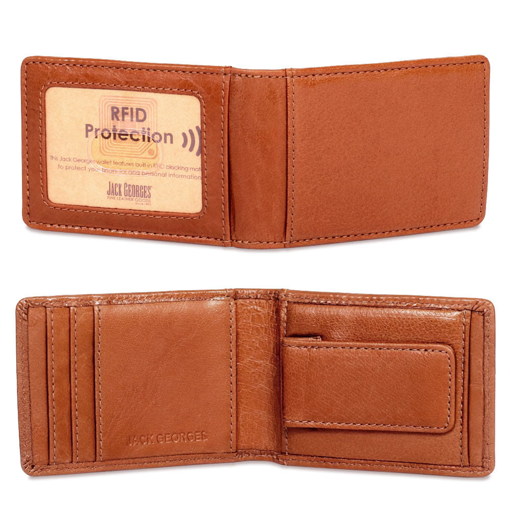 Bi-Fold Magnetic Money Clip Wallet #7748