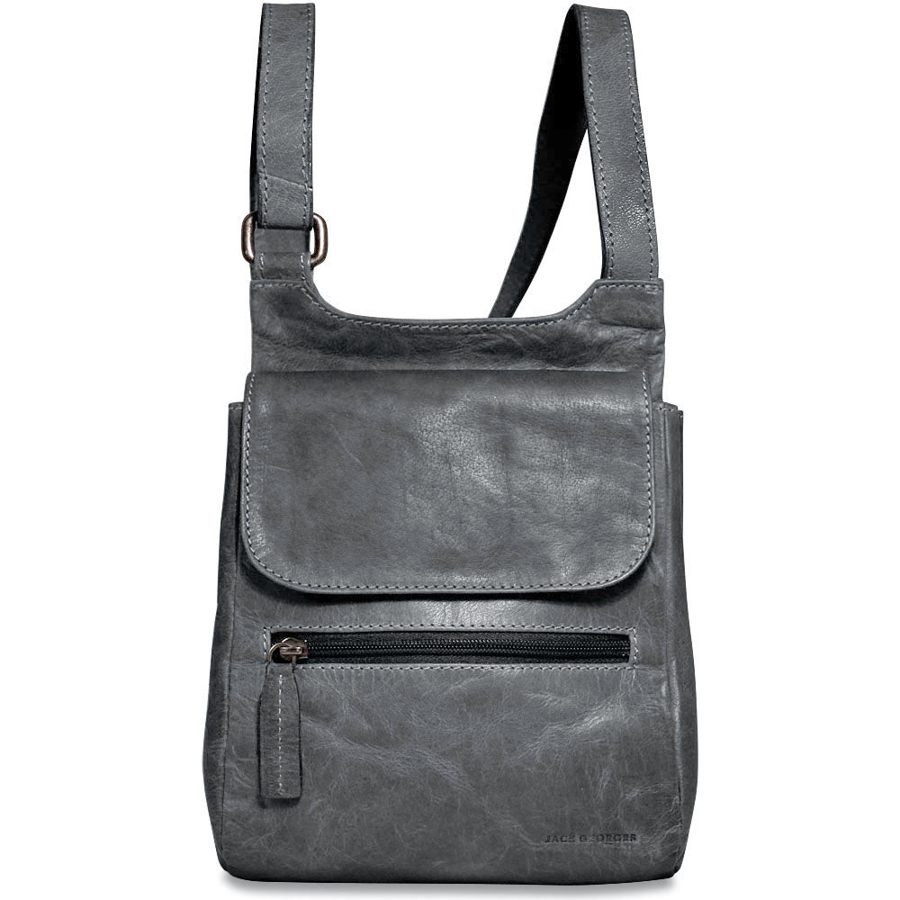 Voyager Slim Crossbody Bag #7831 Slate Front