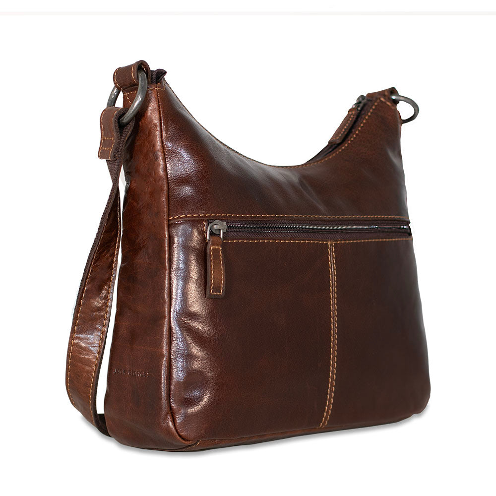 Voyager Midtown Shoulder Bag #7875 Brown Right Front