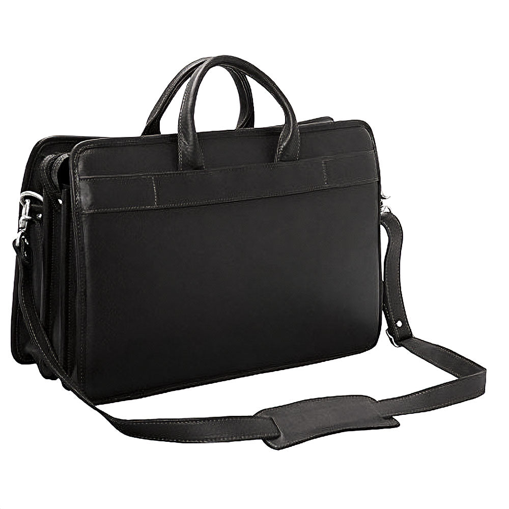 Leather Briefcase - Platinum Top zip #8203 Made in USA | Jack Georges