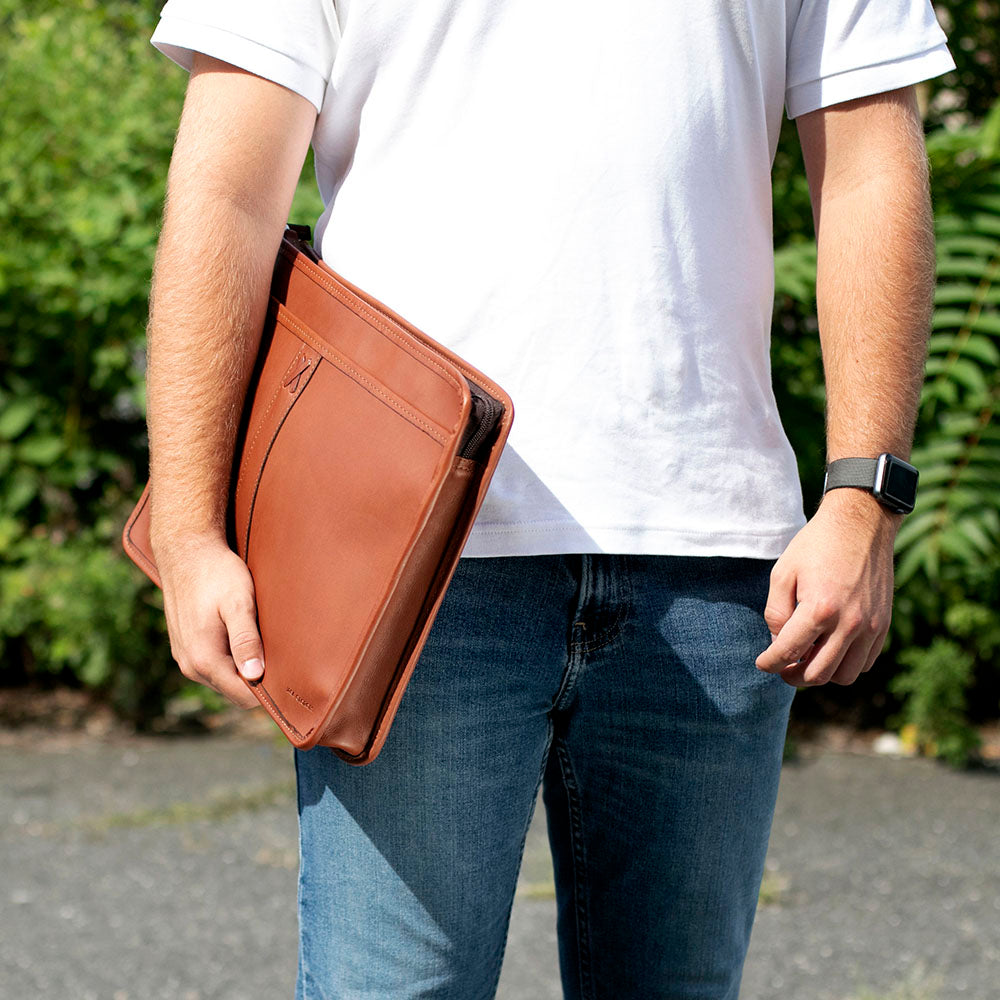 Belmont Leather Underarm Portfolio #B2252