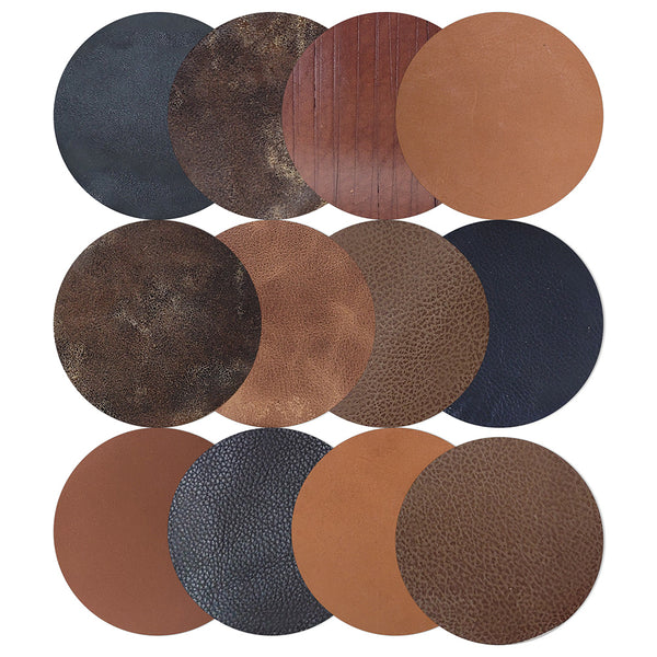 Leather Coasters - Set of 12 - Jack Georges