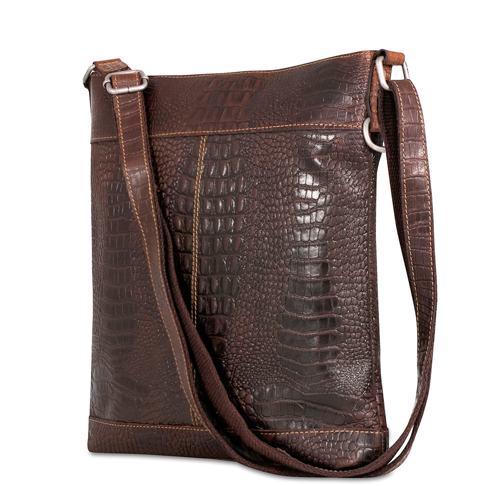 Hornback Croco Crossbody Bag #HB312