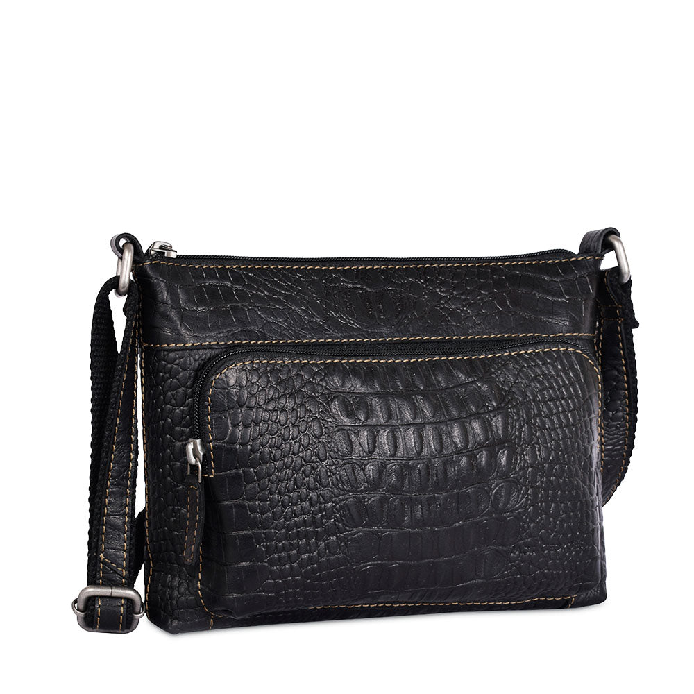 Hornback Croco Mini City Crossbody #HB810