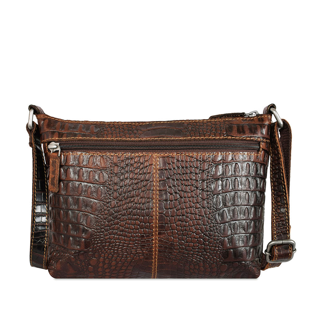 Hornback Croco Mini City Crossbody #HB810
